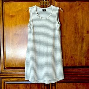 Casual Striped T-Shirt Dress.